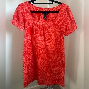 H&M Bold Hawaiian Print Floral Dress